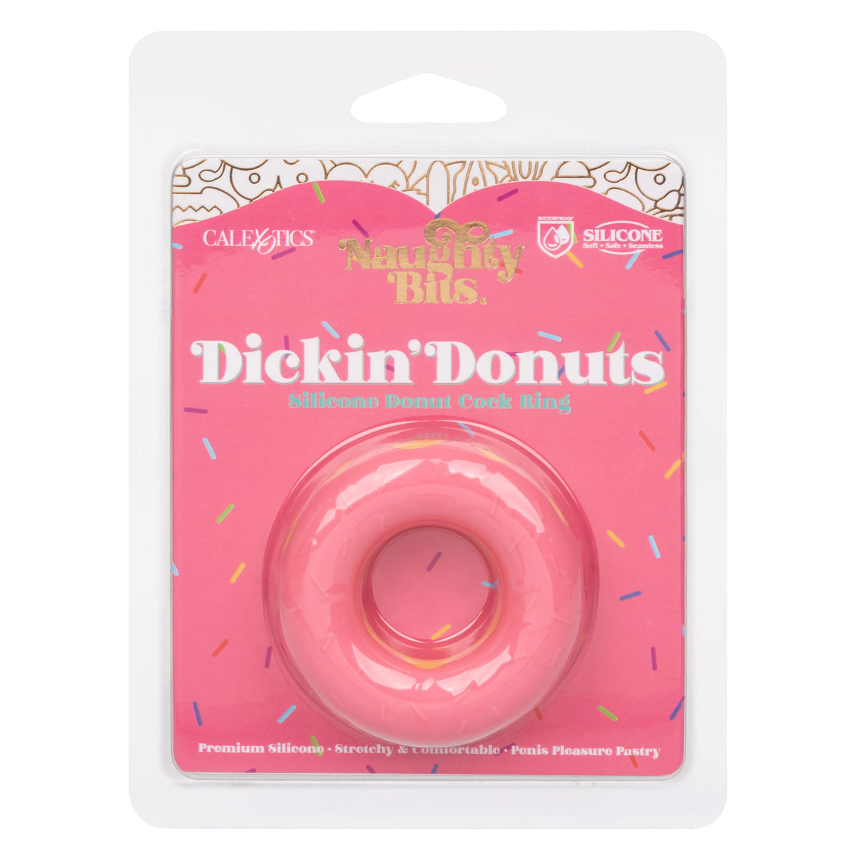 Naughty Bits Dickin Donuts Silicone Donut Cock Ring by CalExotics from LoveMart Co.