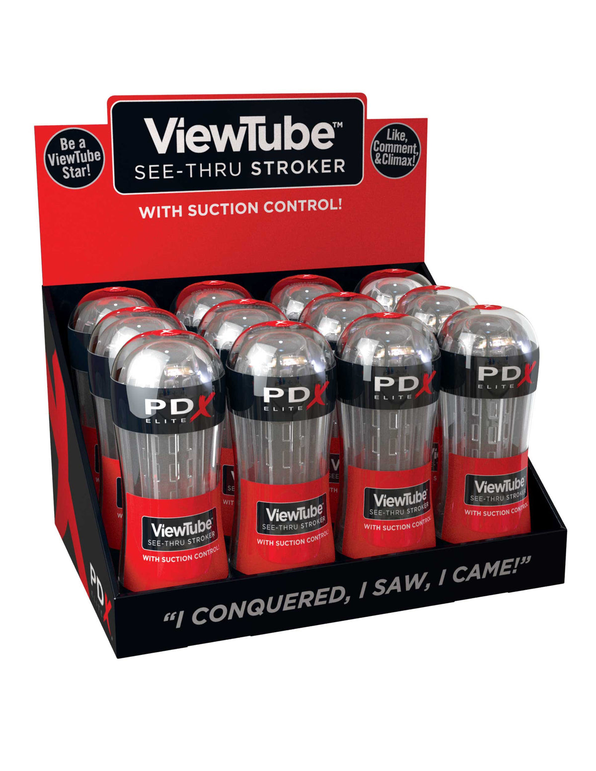 Viewtube Stroker Display - 12 Count by Pipedream from LoveMart Co.