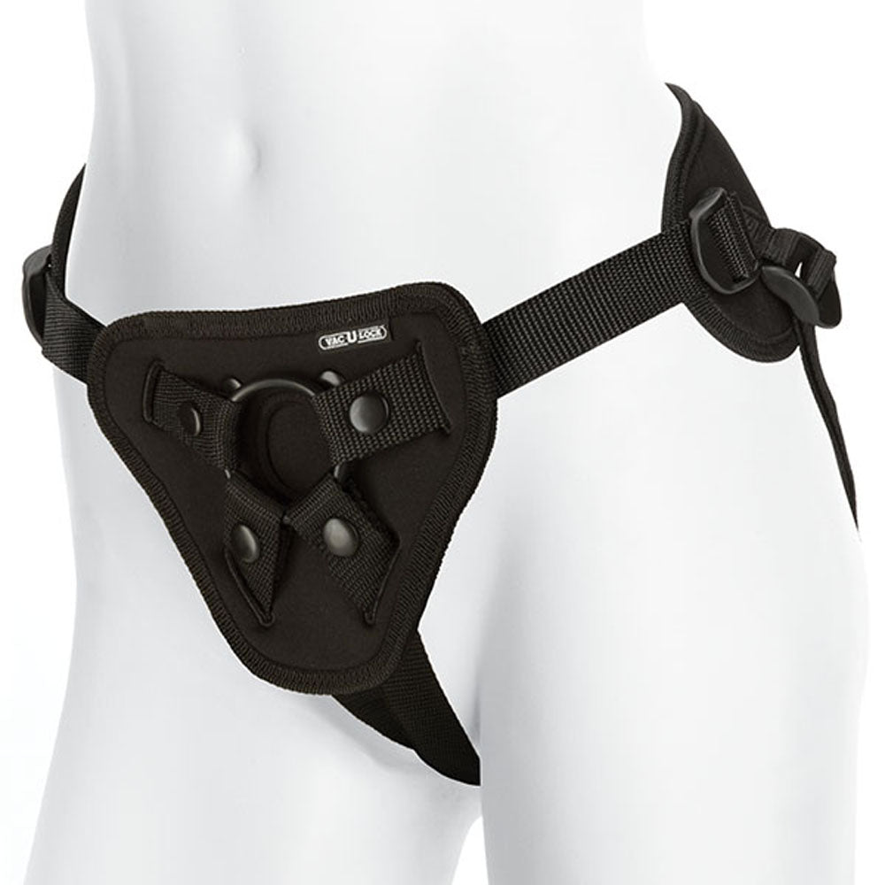 Vac-U-Lock - Supreme Harness With Vibrating Plug by Doc Johnson from LoveMart Co.