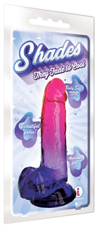 Shades - 8 Inch Gradient Dong - Pink and Plum by Icon Brands from LoveMart Co.