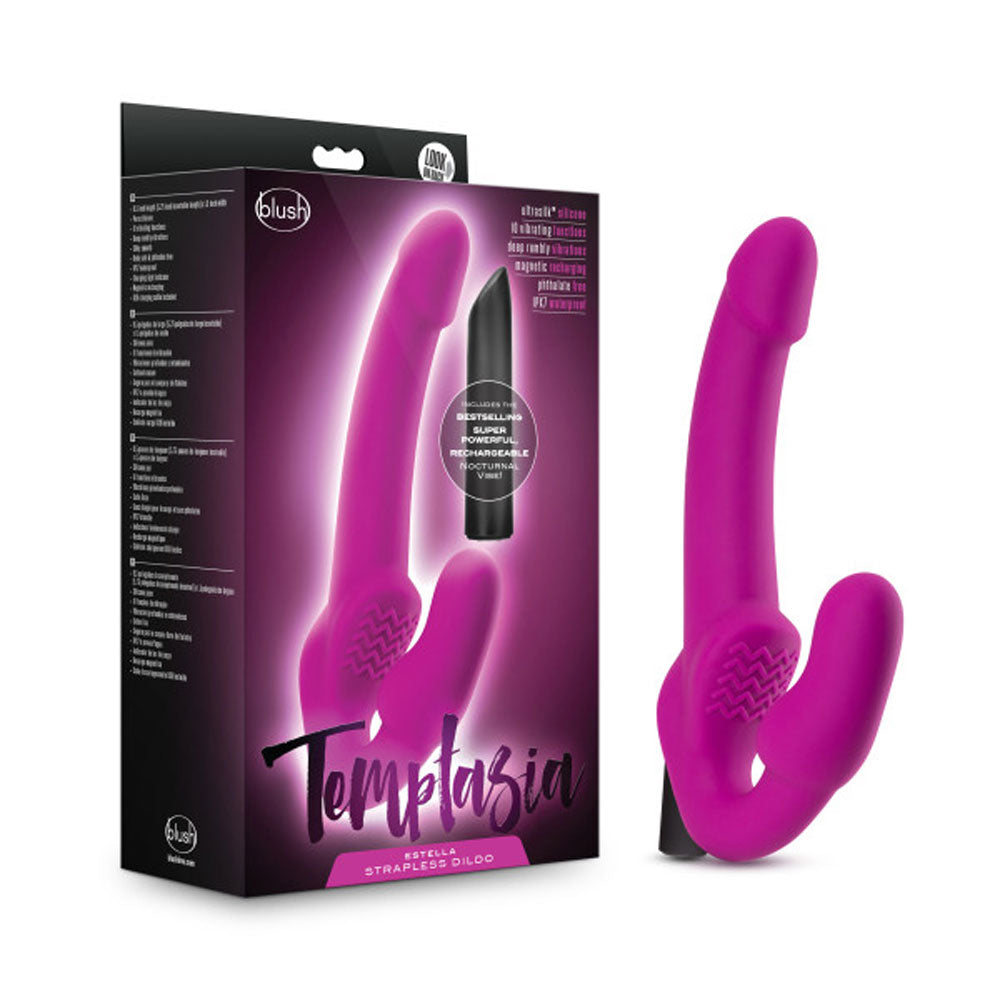 Temptasia - Estella - Strapless Silicone Dildo by Blush from LoveMart Co.