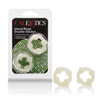 Island Rings Double Stacker - Glow-in-the by CalExotics from LoveMart Co.
