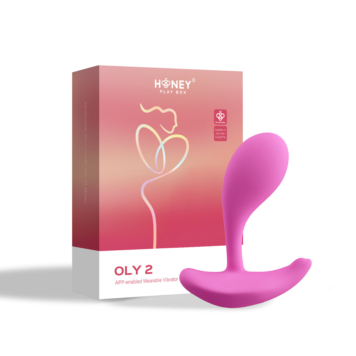 Oly 2 App-Enabled Wearable Vibrator by Honey Play Box from LoveMart Co.
