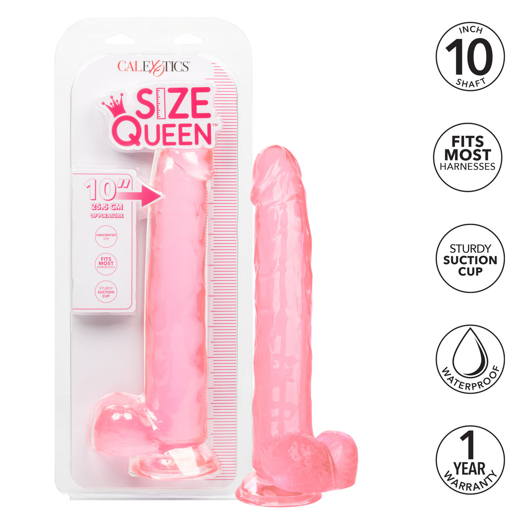 Size Queen 10 inch/25.5 Cm by CalExotics from LoveMart Co.