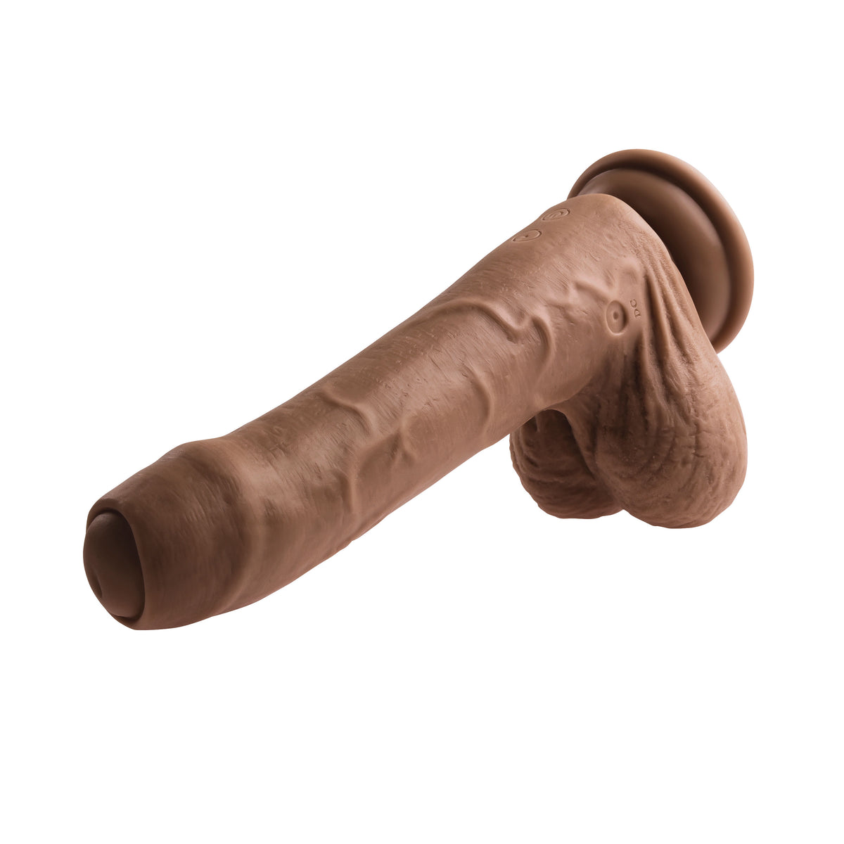 Peek a Boo Vibrating Dildo - Dark by Evolved Novelties from LoveMart Co.