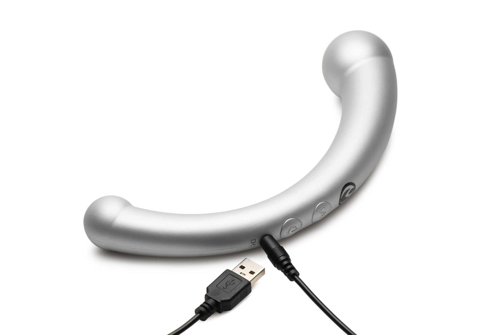 10x Vibra-Crescent Silicone Dual Ended Dildo by XR Brands from LoveMart Co.