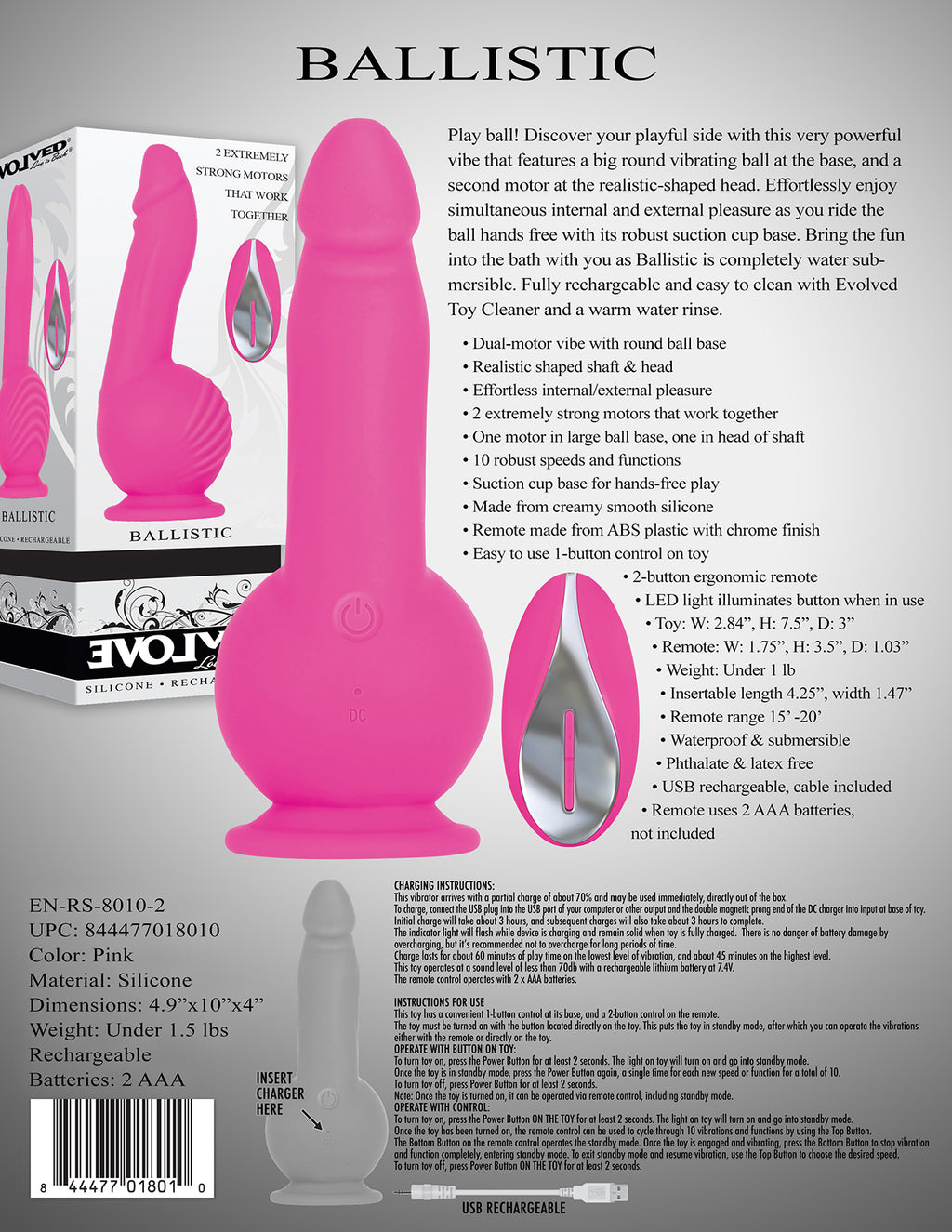 Ballistic by Evolved Novelties from LoveMart Co.