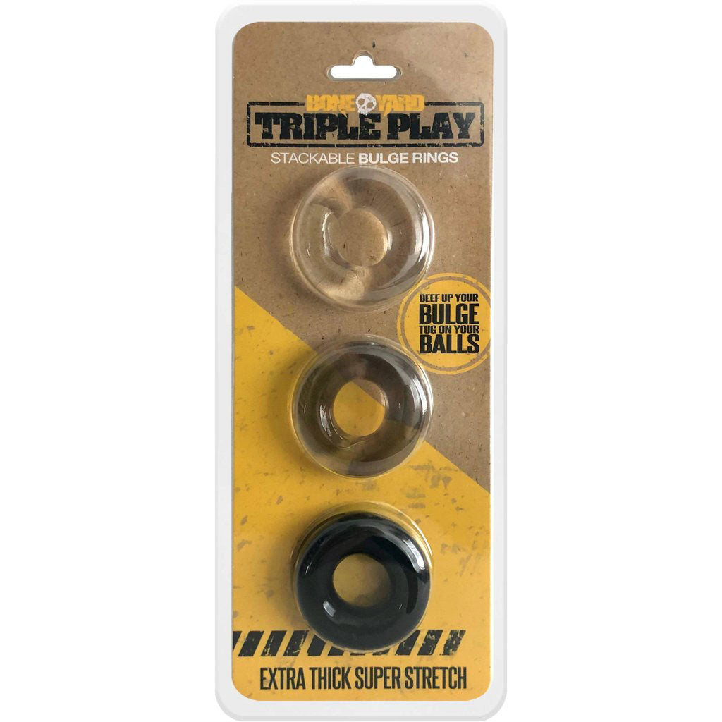 Triple Play Cock Ring by Rascal from LoveMart Co.