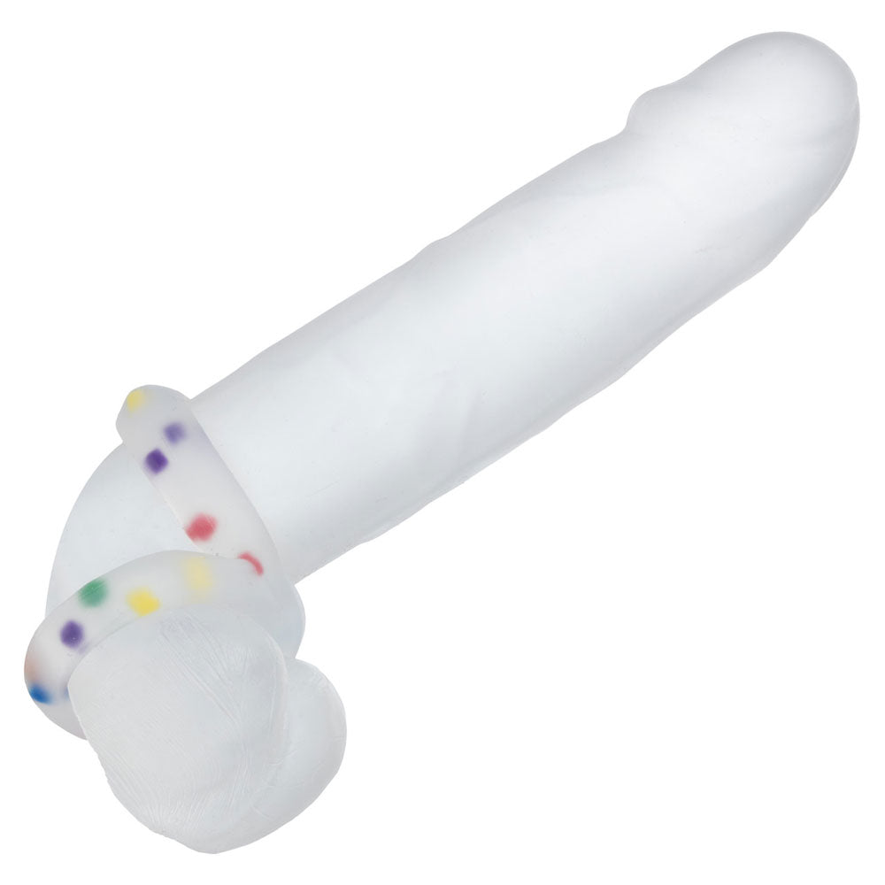 Alpha Liquid Silicone Crazy 8 Party Ring by CalExotics from LoveMart Co.