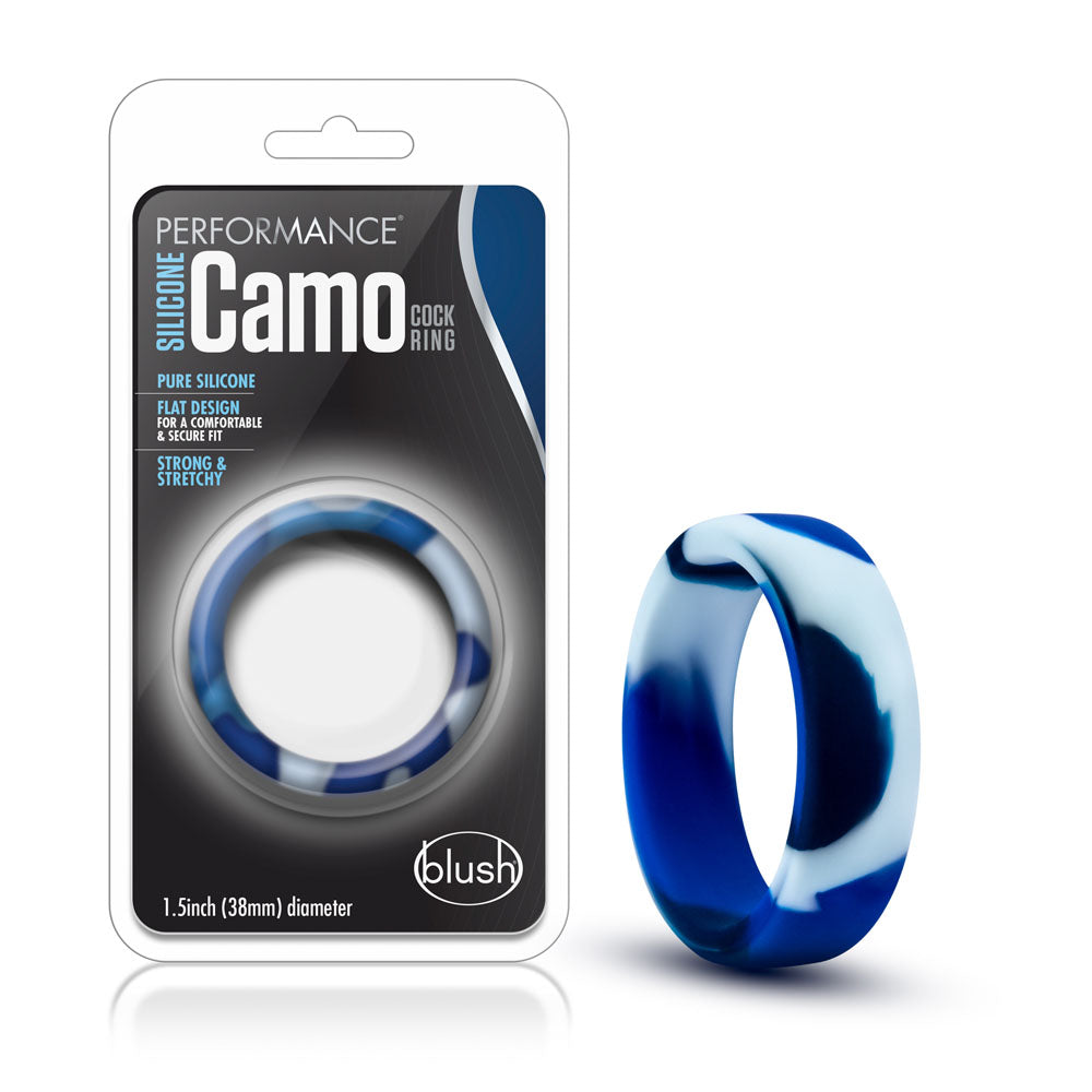 Performance - Silicone Camo Cock Ring - Camoflauge by Blush from LoveMart Co.