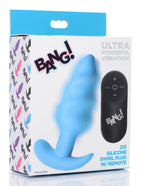 21x Silicone Swirl Plug With Remote by XR Brands from LoveMart Co.