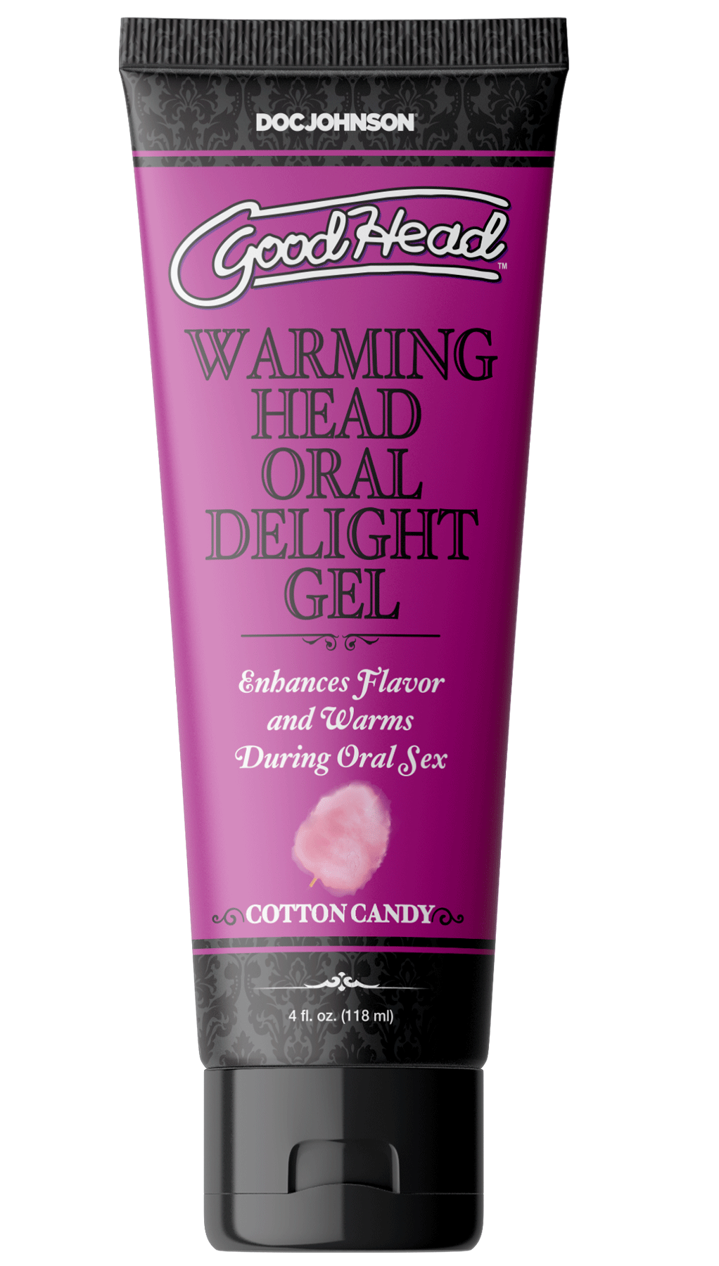 Goodhead - Warming Head Oral Delight Gel - Cotton Candy - 4 Fl Oz Bulk by Doc Johnson from LoveMart Co.