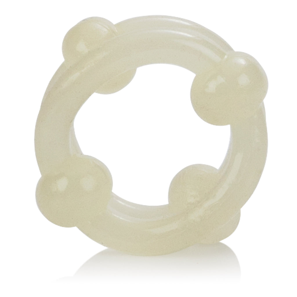 Island Rings Double Stacker - Glow-in-the by CalExotics from LoveMart Co.