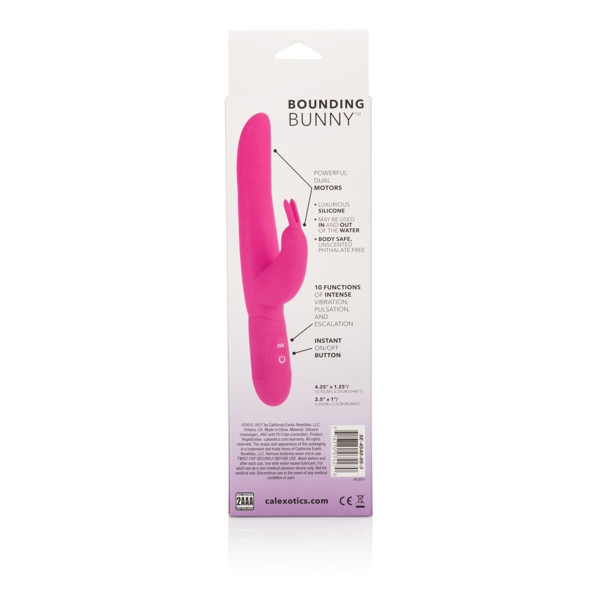 Posh 10-Function Silicone Bounding Bunny by CalExotics from LoveMart Co.