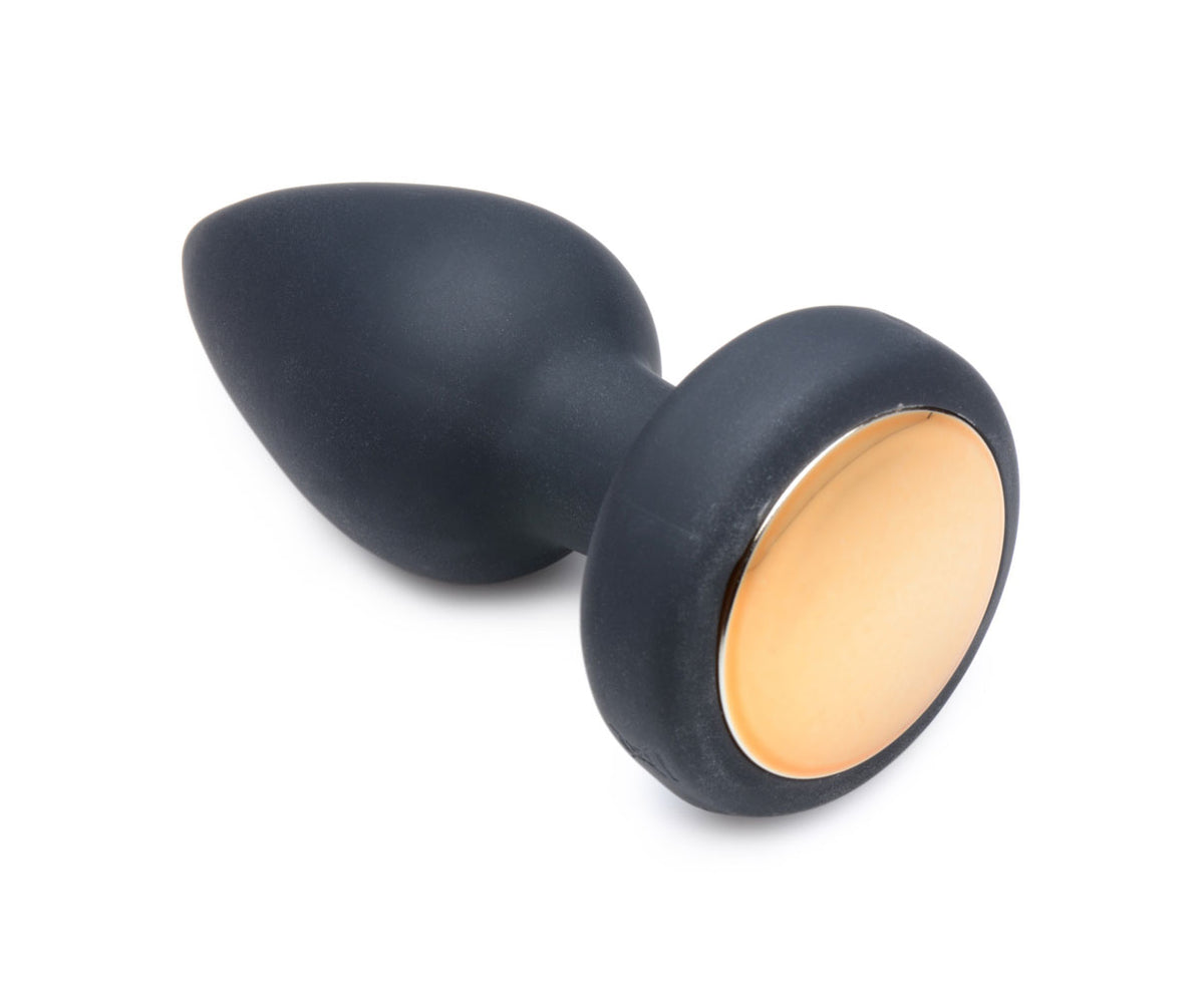 7x Light Up Rechargeable Anal Plug - Small by XR Brands from LoveMart Co.