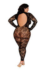 Gloved Bodystocking Dmnd - Queen Size by Dreamgirl from LoveMart Co.