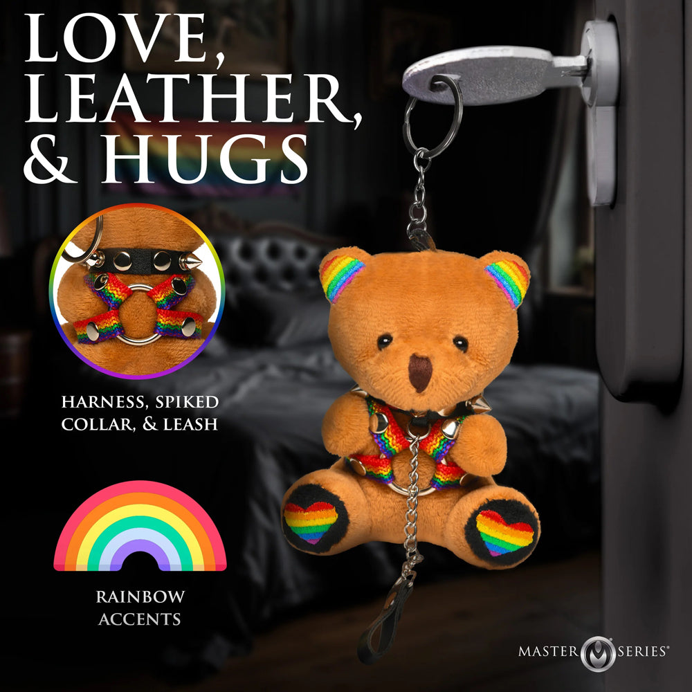 Pride Bear Keychain by XR Brands from LoveMart Co.