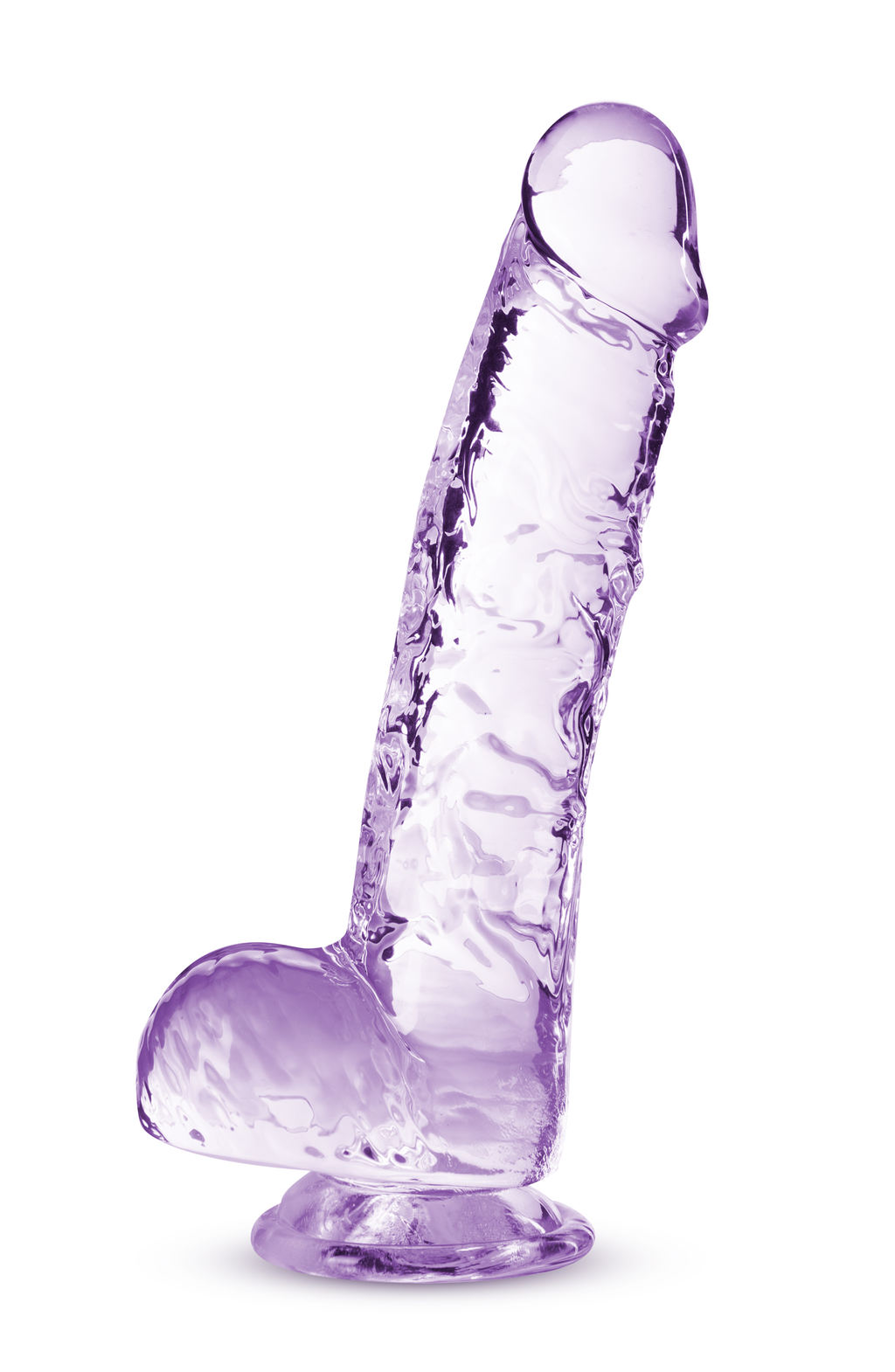 Naturally Yours - 6 Inch Crystalline Dildo - Amethyst by Blush from LoveMart Co.