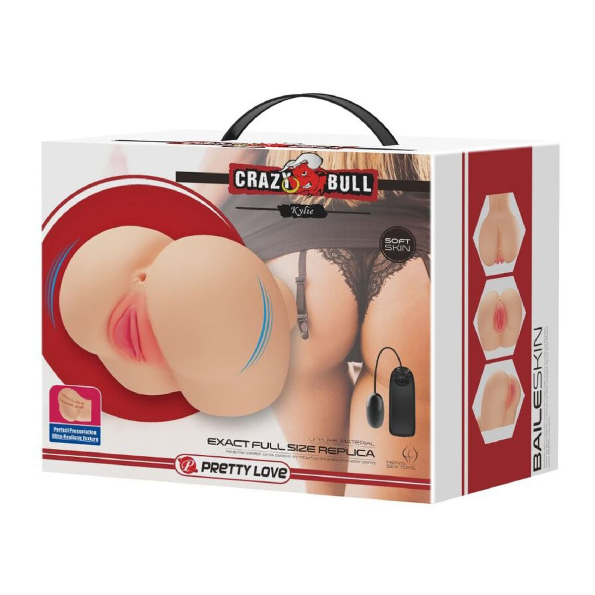 Kylie Realistic Vagina and Ass Vibrator - Light by Pretty Love from LoveMart Co.