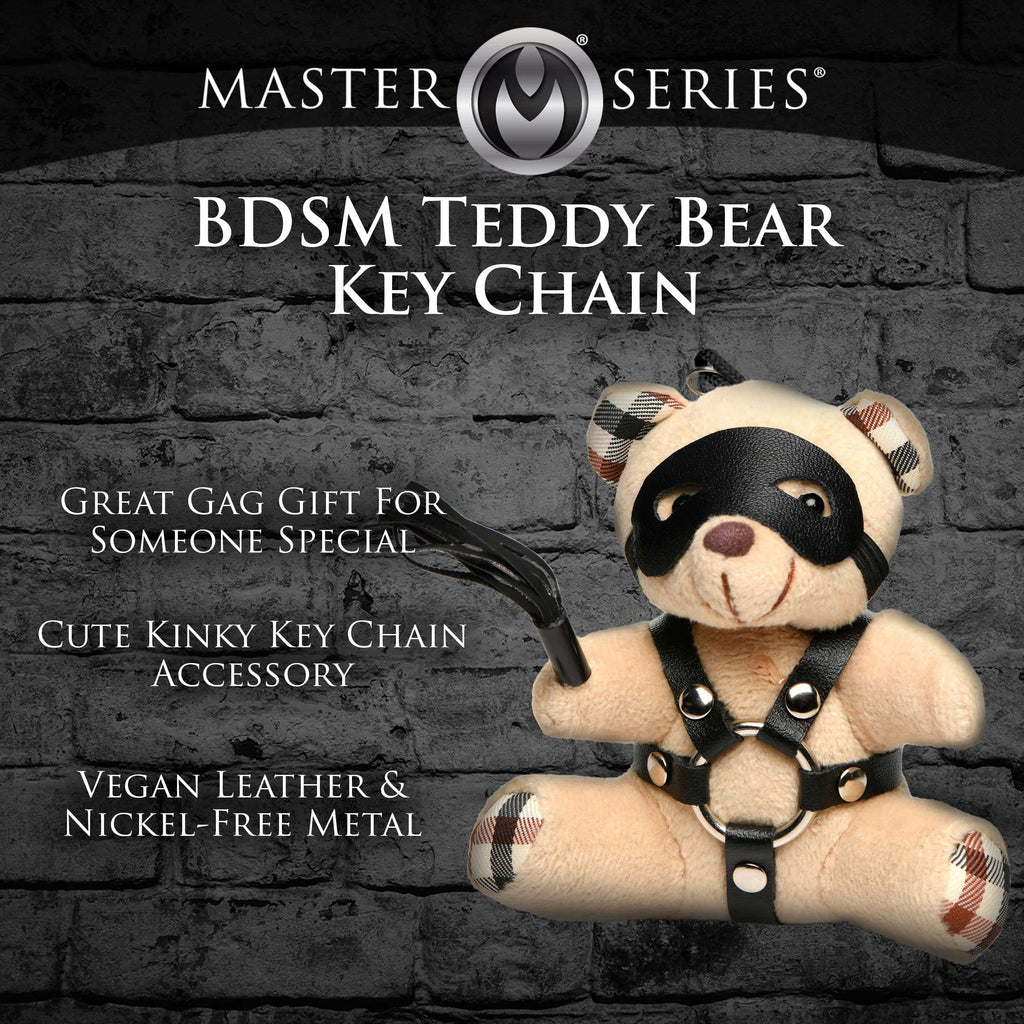 BDSM Teddy Bear Keychain by XR Brands from LoveMart Co.