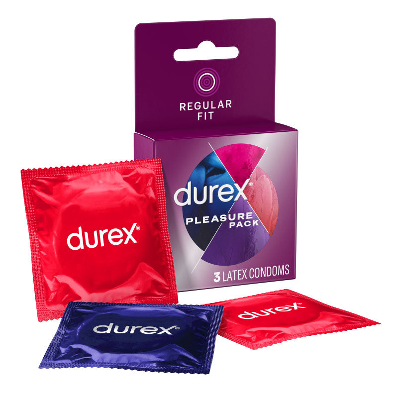 Durex Pleasure Pack - 3 Pack by Paradise Marketing from LoveMart Co.