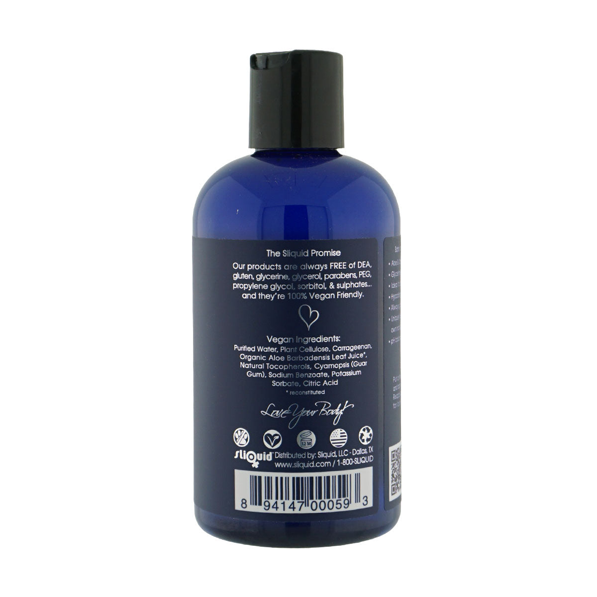 Naturals Satin - 8.5 Fl. Oz. (251 ml) by Sliquid from LoveMart Co.