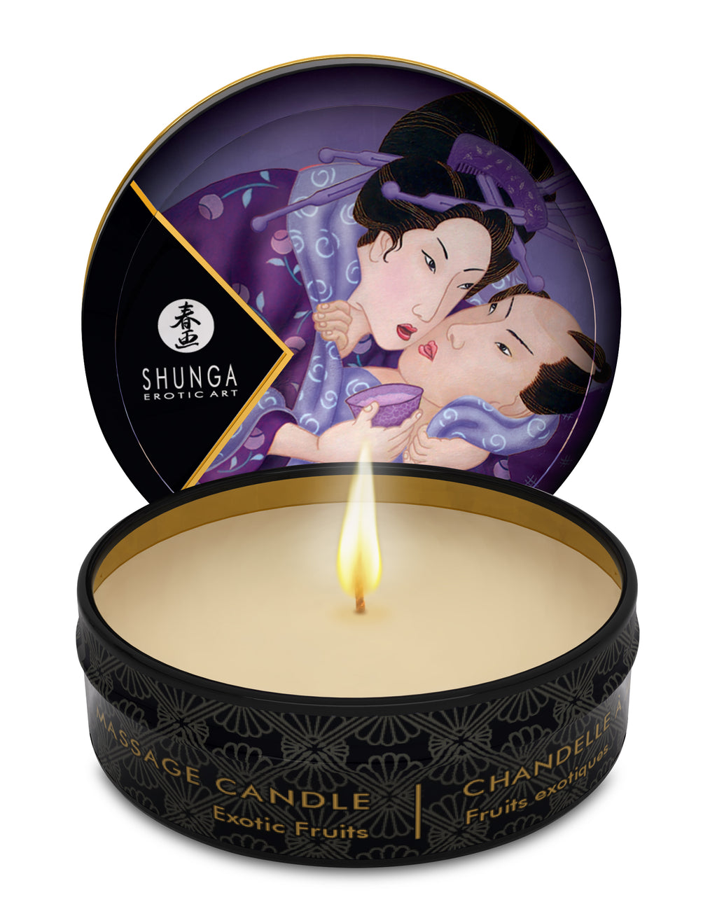 Mini Massage Candle - Libido - Exotic Fruits - 1 Fl. Oz. by Shunga from LoveMart Co.