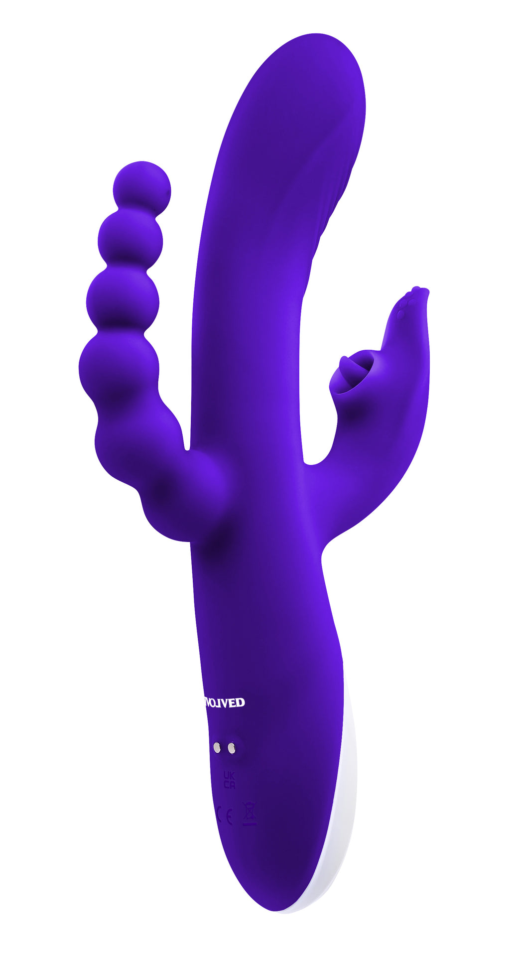 Lick Me - Triple Stim Vibe by Evolved Novelties from LoveMart Co.