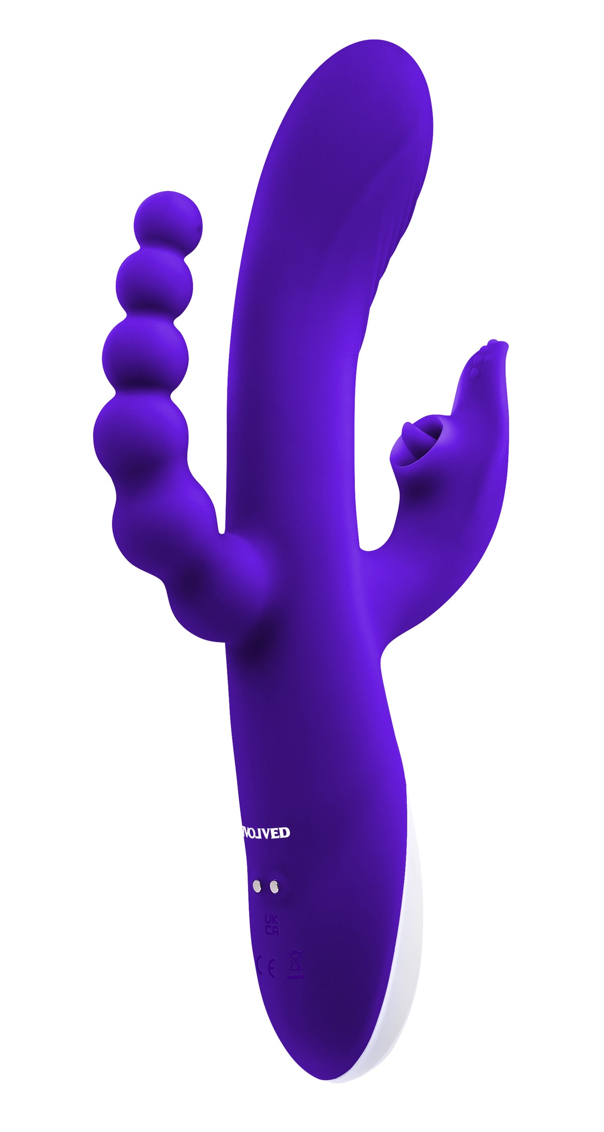 Lick Me - Triple Stim Vibe by Evolved Novelties from LoveMart Co.
