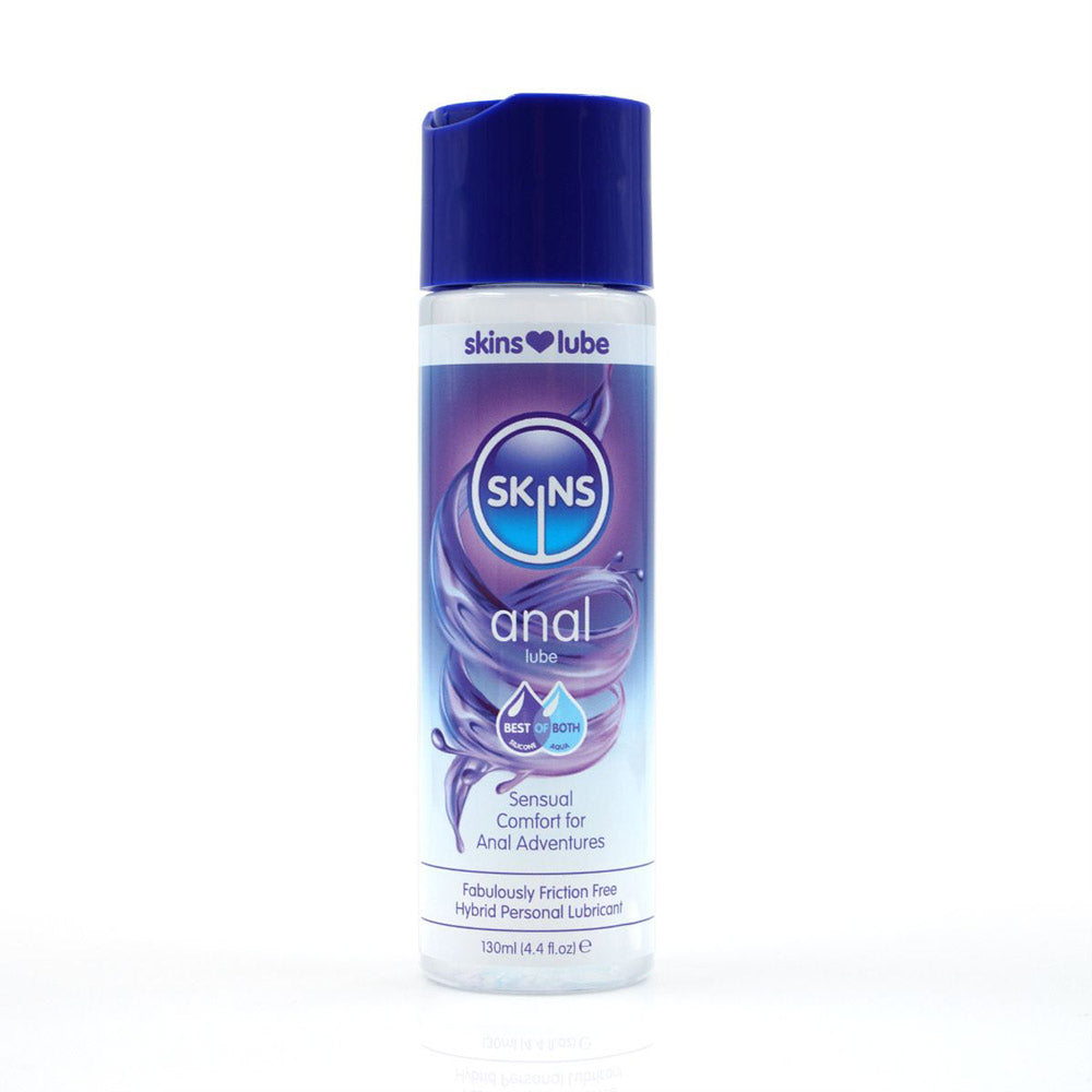 Skins Anal Hybrid Silicone and Water Based Lubricant 4.4 Fl Oz by Creative Conceptions from LoveMart Co.