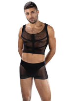 Fishnet Armor 2 Piece Set - Os by Envy Menswear from LoveMart Co.