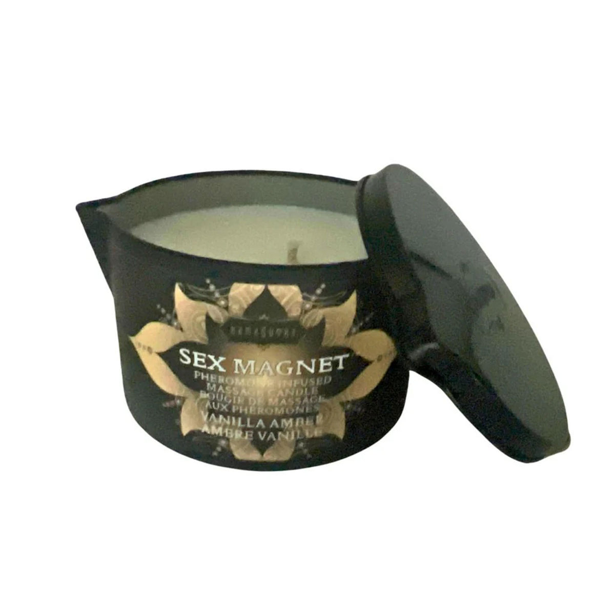 Sex Magnet Pheromone Massage Candle - 6oz -Vanilla by Kama Sutra from LoveMart Co.
