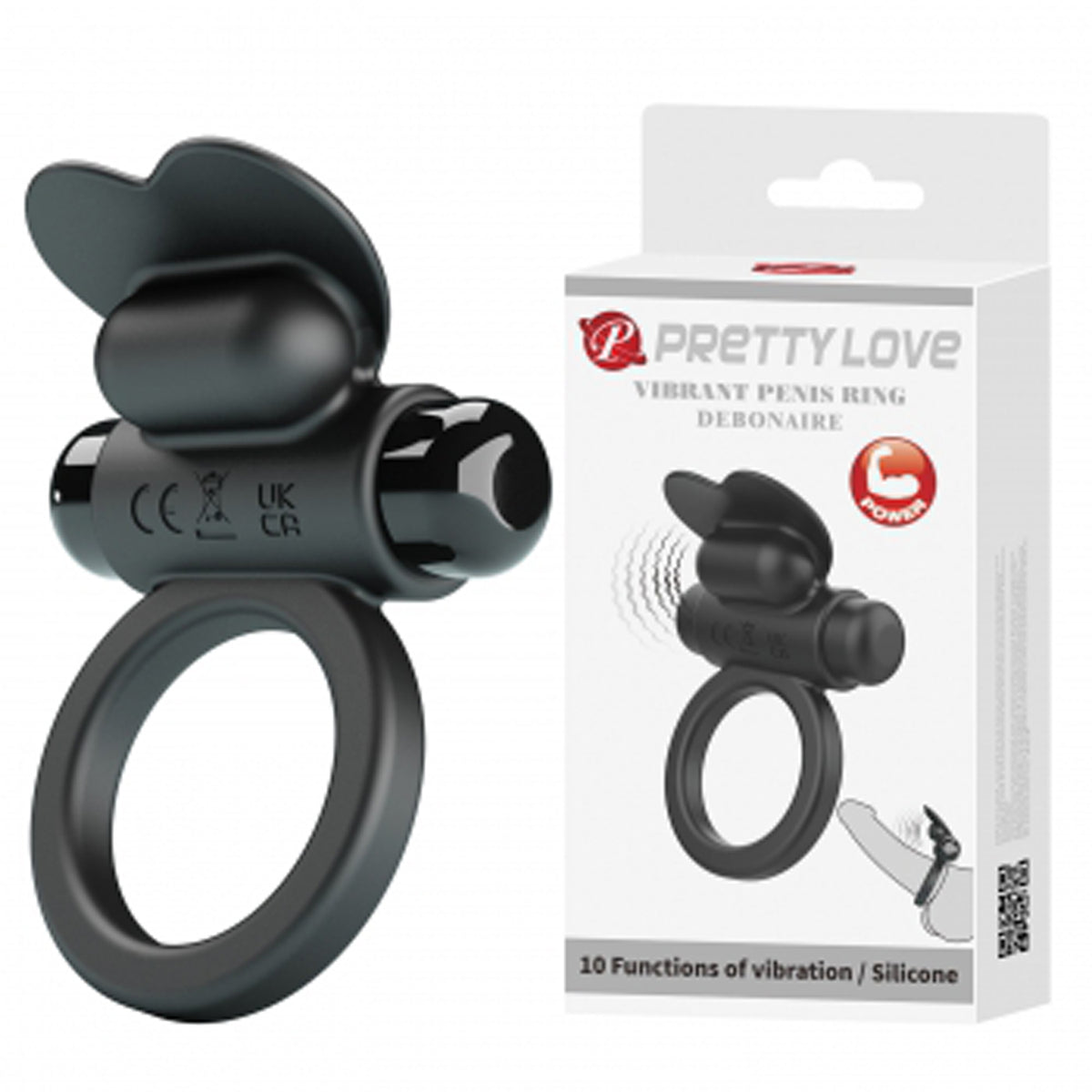 Vibrating Penis Ring Debonaire by Pretty Love from LoveMart Co.