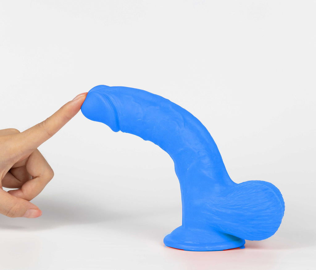 Real Skin Mr. Navy 7.5" Dual Layer Dildo by Viben from LoveMart Co.