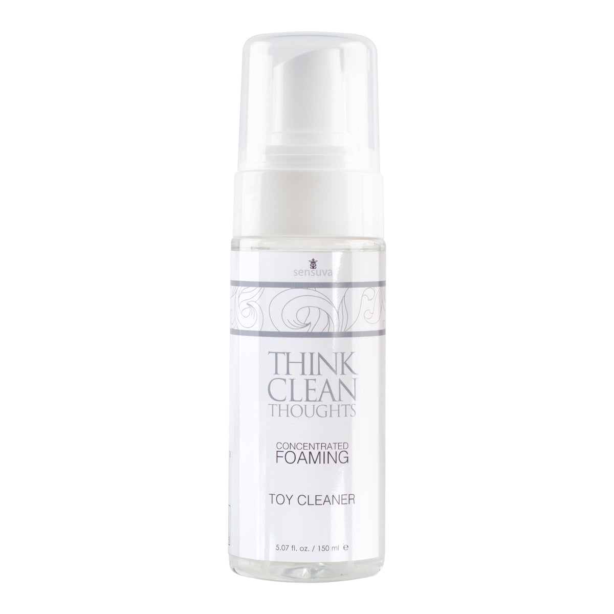Think Clean Thoughts Foaming Toy Cleaner - 5.07 Fl. Oz. by Sensuva from LoveMart Co.