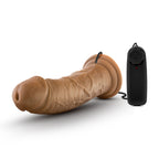 Dr. Skin - Dr. Joe - 8 Inch Vibrating Cock With Suction Cup - Mocha by Blush from LoveMart Co.