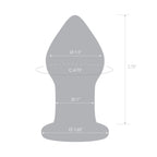 Amethyst Rain Butt Plug by Electric Novelties from LoveMart Co.
