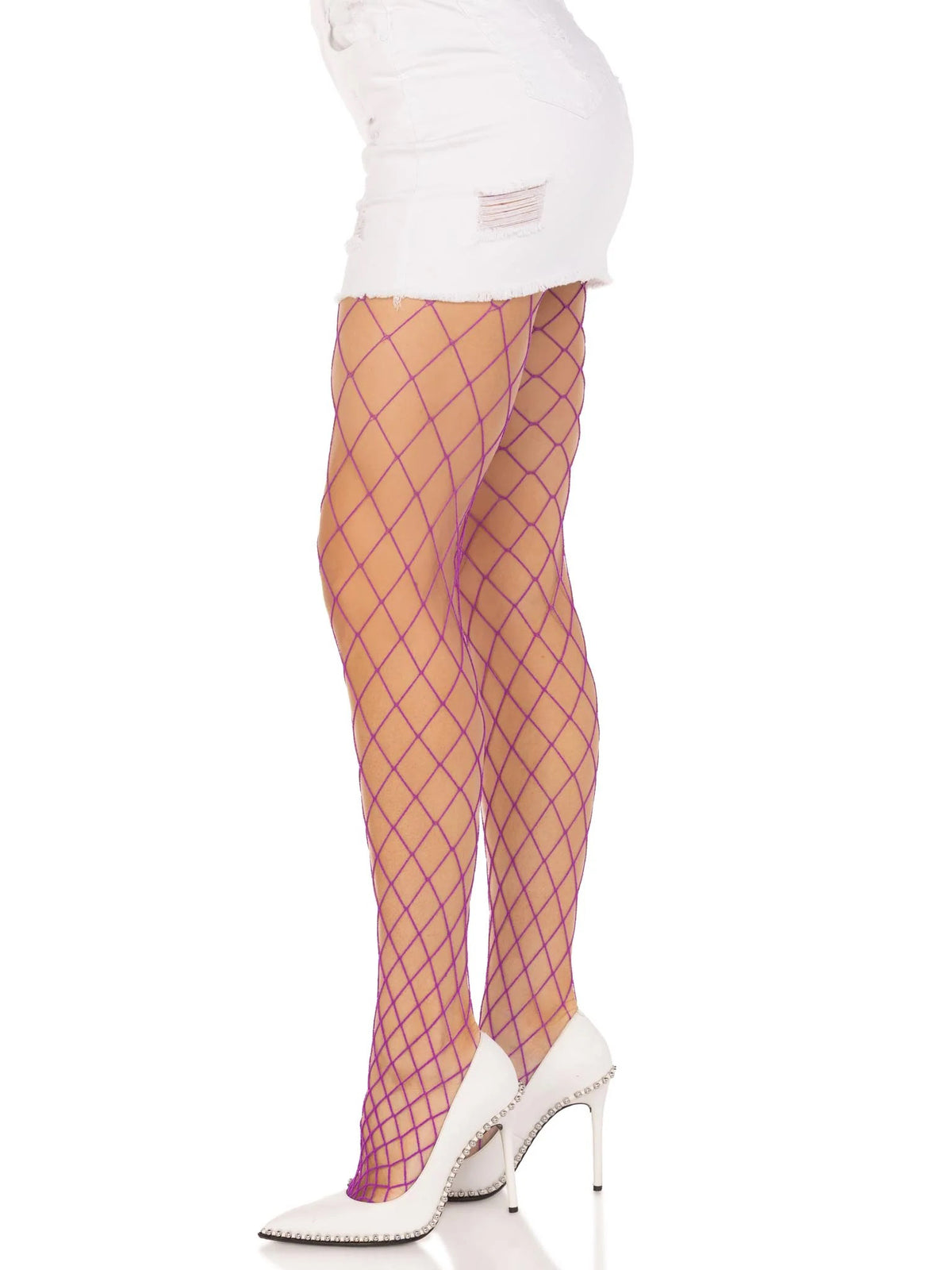 Spandex Diamond Net Tights - One Size by Leg Avenue from LoveMart Co.