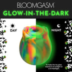 Glow Rose Glow-in-the-Dark Rose Clit Stimulator - Rainbow by XR Brands from LoveMart Co.