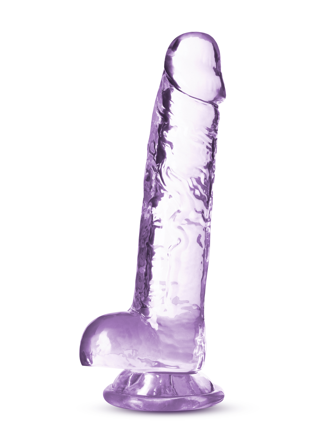 Naturally Yours - 7 Inch Crystalline Dildo - Amethhyst by Blush from LoveMart Co.