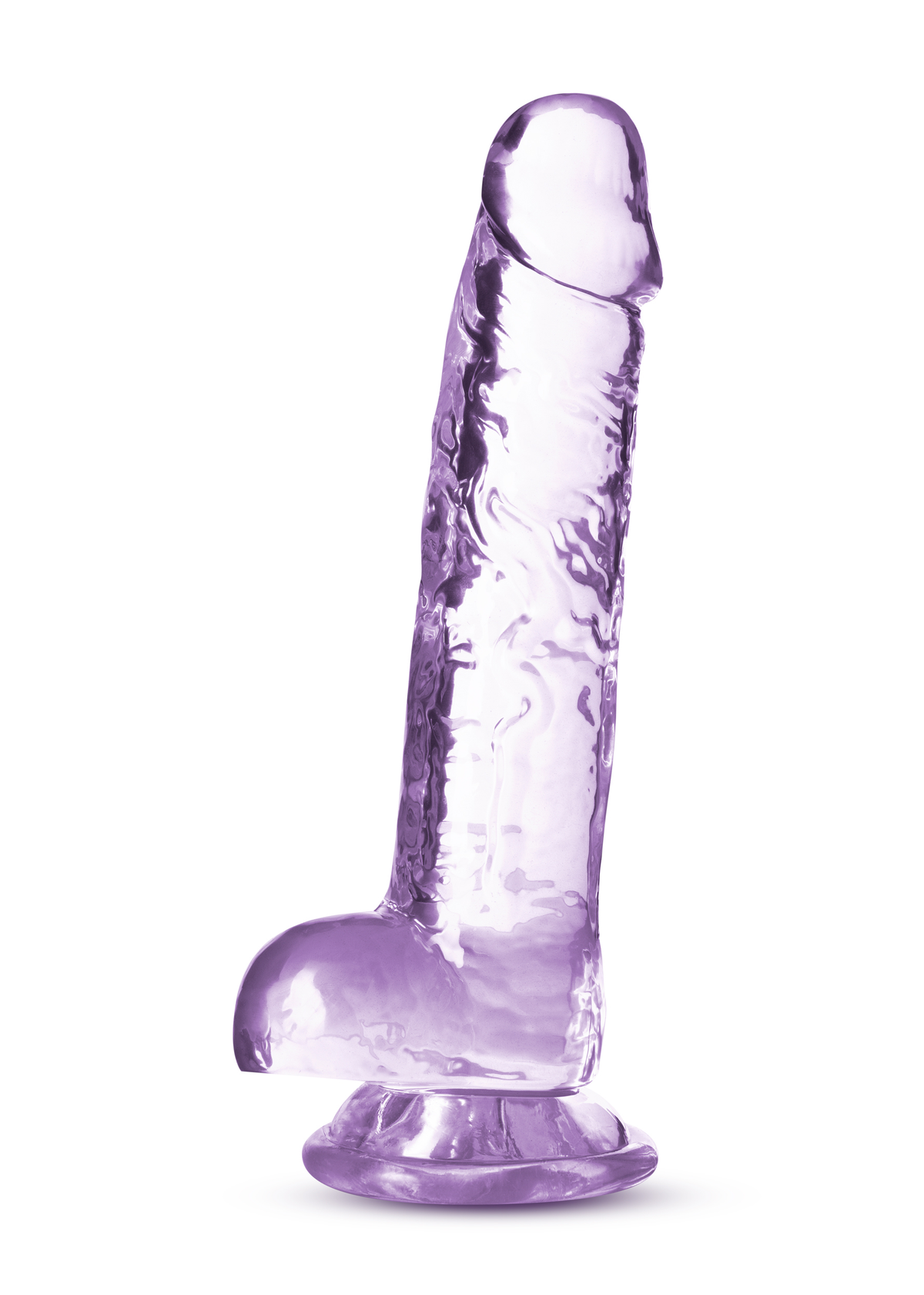Naturally Yours - 7 Inch Crystalline Dildo - Amethhyst by Blush from LoveMart Co.