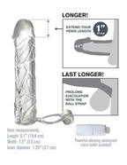 Fantasy X-Tensions Vibrating Super Sleeve by Pipedream from LoveMart Co.