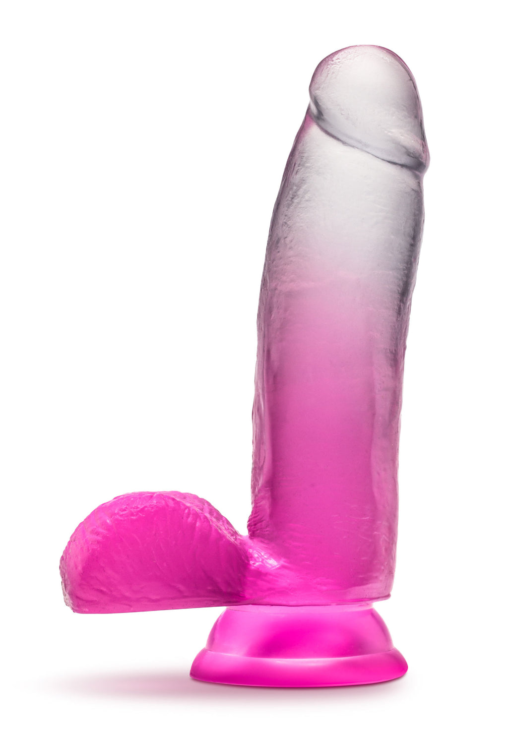 B Yours - Sugar Magnolia - 7 Inch Dildo - Fuchsia by Blush from LoveMart Co.