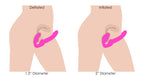 World's 1st Remote Control Inflatable Ergo-Fit Strapless Strap-On by XR Brands from LoveMart Co.