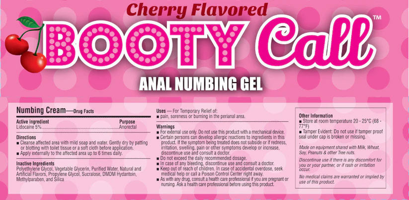 Booty Call Anal Numbing Gel - 1.5 Fl. Oz. by Little Genie from LoveMart Co.