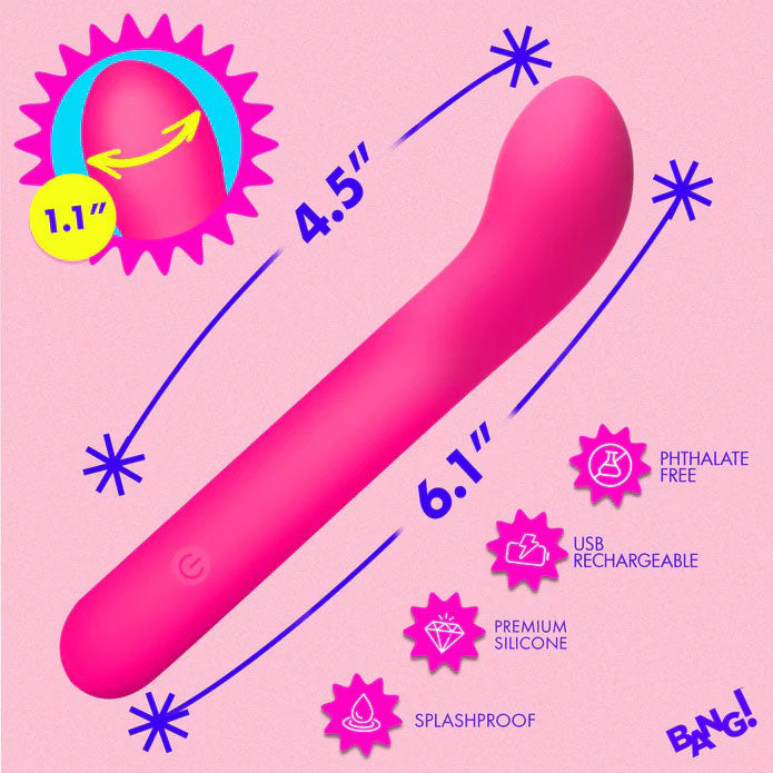 G-Spot Flexible Silicone Vibrator by XR Brands from LoveMart Co.