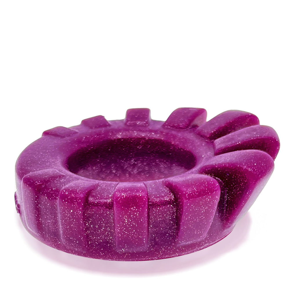 Cock-Lug Lugged Cockring - Plum by Oxballs from LoveMart Co.