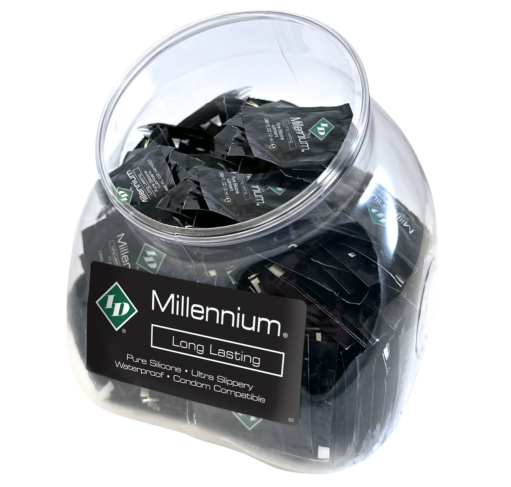 Millennium 2mlFoilJar by ID - Lubricants from LoveMart Co.