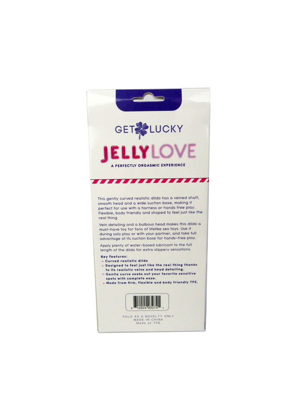 Jelly Love 7" Dildo - Purple by Viben from LoveMart Co.