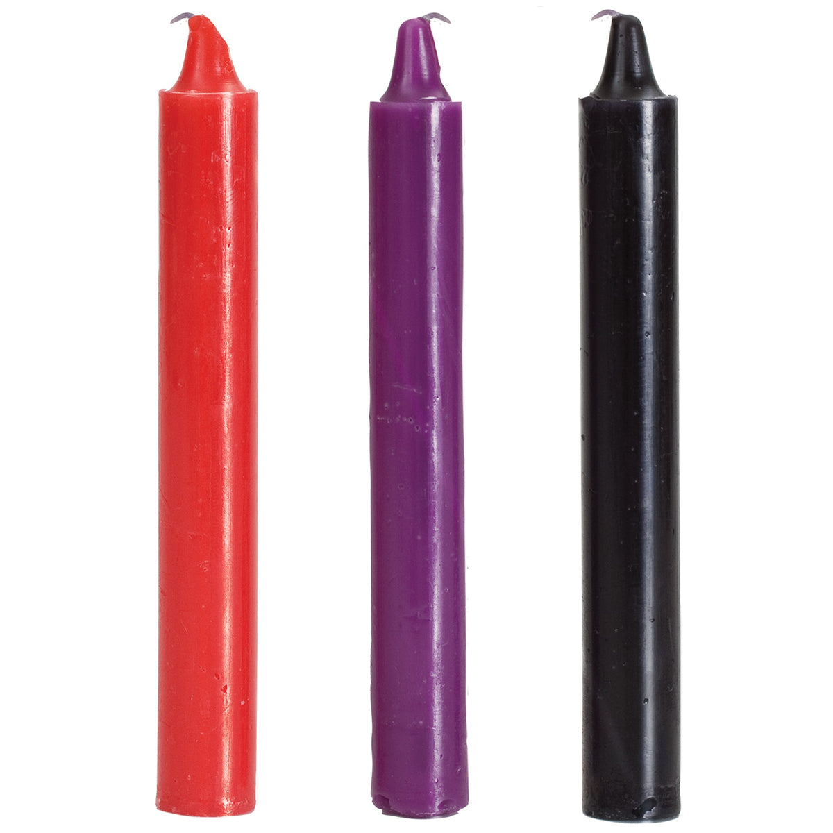 Japanese Drip Candles Set of 3 - Assorted Colors by Doc Johnson from LoveMart Co.